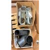 Image 2 : 3 BOXES OF ASSORTED GALVANIZED & PLASTIC DUCTING ATTACHMENTS & 39" CONDUIT VENT PIPE EXTENSION