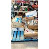 Image 1 : PALLET OF JUNCTION BOXES, WATER FAUCETS & LITERATURE *MUST TAKE ALL ON PALLET*