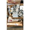 Image 2 : PALLET OF JUNCTION BOXES, WATER FAUCETS & LITERATURE *MUST TAKE ALL ON PALLET*