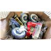 Image 2 : SHELF OF ASSORTED TOOLS INCLUDING; CIRCULAR SAW, ROCKWELL VERSA-PLANE, JACK STANDS & MORE