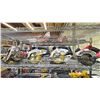 Image 1 : SHELF OF ASSORTED CIRCULAR SAWS (NO BATTERIES)