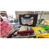Image 2 : SHELF OF ASSORTED ITEMS INCLUDING; MASTERCRAFT SOCKET & TOOL SET, HATCHET, EXTENSION CORD & MORE