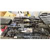 Image 2 : SHELF OF ASSORTED RIFLE SCOPES & ACCESSORIES, GUN CLEANING KITS & MORE