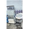 Image 1 : PALLET OF ASSORTED ITEMS INCLUDING; WALL DECOR, STORAGE CHESTS, CANOPY & MORE