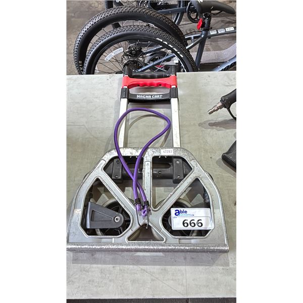 MAGNA CART FOLDING HAND TRUCK WITH BUNGEE CORD