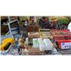 Image 2 : SHELF OF ASSORTED ITEMS INCLUDING; DRILL BITS, RAPS, VACUUM BASE PANAVISE & MORE