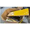 Image 2 : PALLET OF ASSORTED ITEMS INCLUDING; SOAP DISPENSERS, FLOOR SCRAPER, TOOL RACKS & MORE
