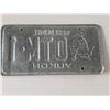 Image 2 : YUKON 1988 License plate