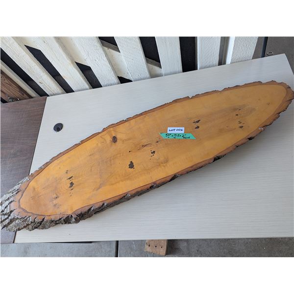 LIVE EDGE wooden table top
