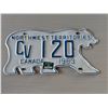 Image 1 : 1983 NORTHWEST TERRITORIES License plate