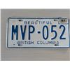 Image 1 : 1978 BC License plate