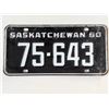 Image 1 : 1960 SASKATCHEWAN License plate