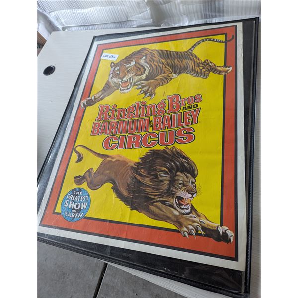 RINGLING BROS and BARNUM & BAILEY CIRCUS poster