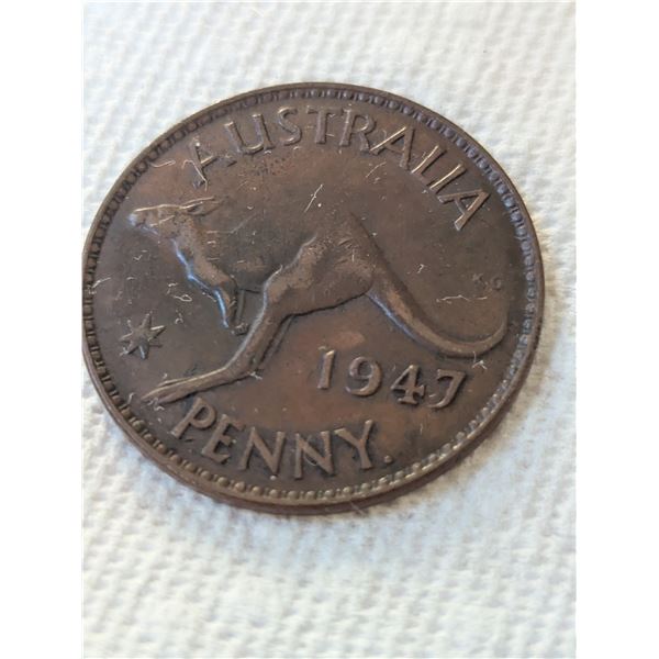 6 x AUSTRALIAN PENNIES ( Bronze)