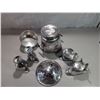 Image 4 : 7 SILVER PLATED items ( 2 sugar/cream sets)