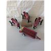 Image 1 : INTERNATIONAL HARVESTER TOY Tractors & spreader wagon