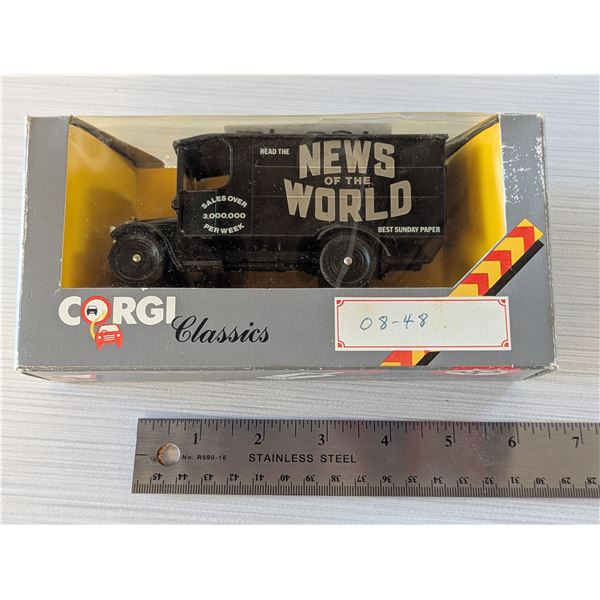 NEWS OF THE WORLD 1:43 DIECAST TRUCK