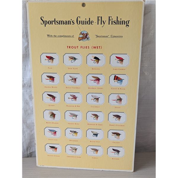 SPORTSMAN GUIDE - Fly Fishing sign