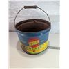 Image 2 : VINTAGE Grease Bucket 11"diameter x9"high