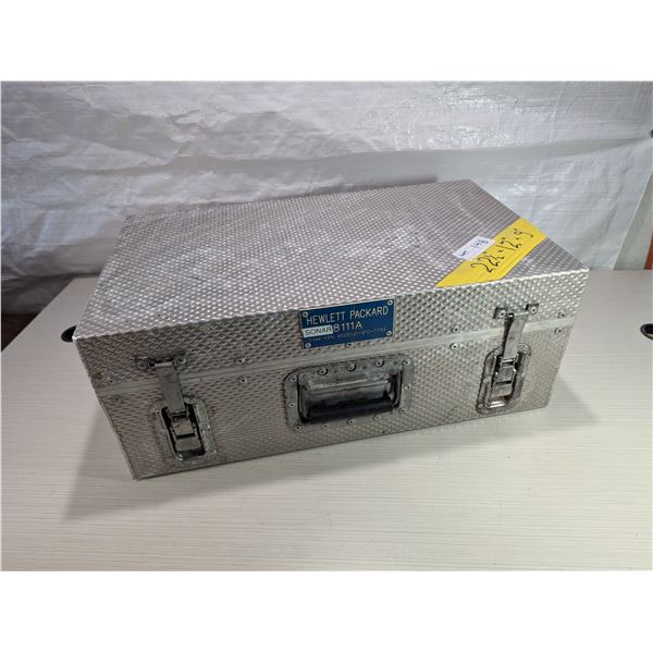 VINTAGE ALuminum DIamond Plate toolbox