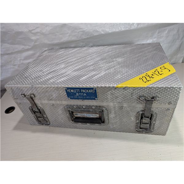 VINTAGE ALuminum DIamond Plate toolbox