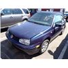 Image 1 : 2001 Volkswagen Cabriolet