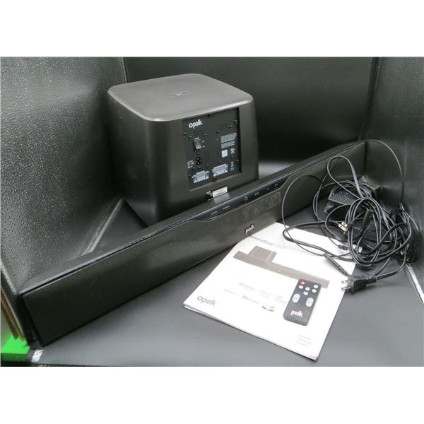 Polk Audio 5500 Subwoofer & Soundbar With Remote Control