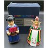 Image 1 : Danisl Art Gallery Korean Folk Figurines Set 5" Tall