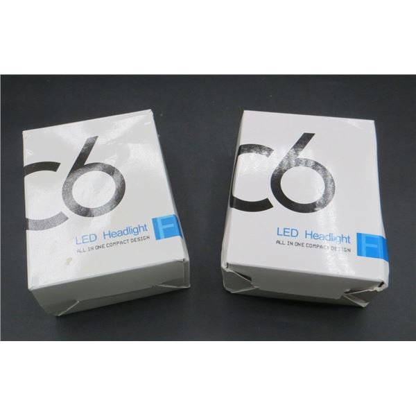 2x C6 LED Headlights