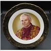 Image 1 : Hunnisett & Edmonds Collector Plate 22k Gold Trim of Pope John Paul II 9.5" Diameter