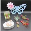 Image 1 : Estate Butterfly & Dragonfly Collectibles