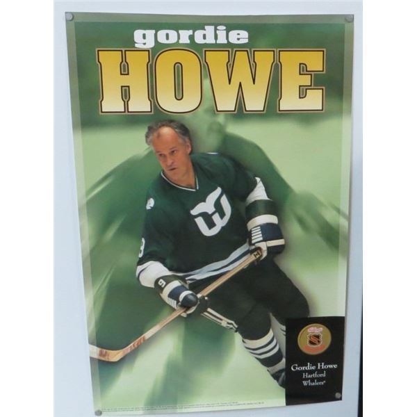 Rare Gordie Howe Hartford Whalers Kellogg's Poster 22" x 34"