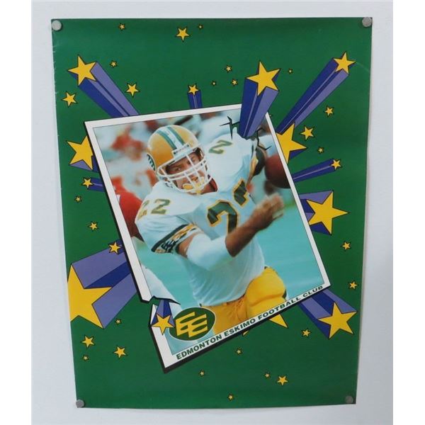 Edmonton Eskimos Football Club Poster 18" x 24"