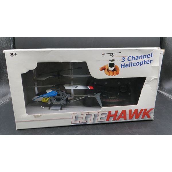 Litehawk Mini 3 Channel Helicopter With Infrared Remote Control