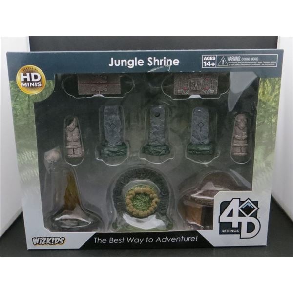 New WizKids 4D Settings: Jungle Shrine | Pre-Painted RPG Miniatures Set (Valued at $100)
