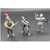 Image 1 : 3 Schleich Papo Figures Swordsman Knight, Knight With Axe & Medieval Knight With Flail