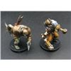 Image 1 : 2 D&D Pre-Painted Mini Figures River Kingdoms Ruffian & Orc Charger