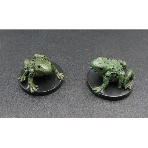 2 D&D Pre-Painted Mini Figures Giant Frogs