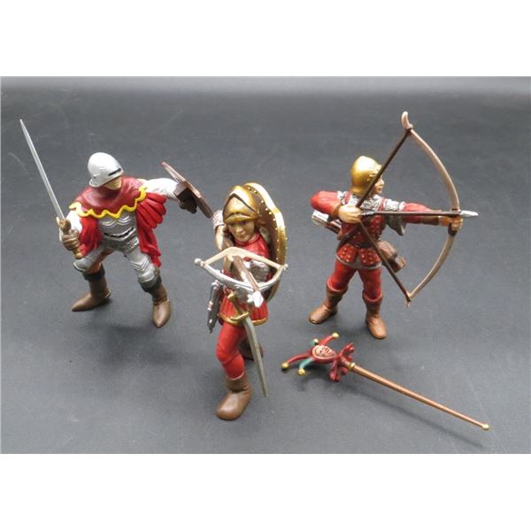 Medieval Schleich & Other Archer Figures & Sword Fighter