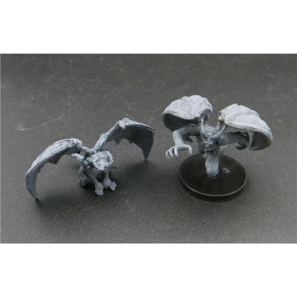 2 D&D Pre-Painted Mini Figures Gargoyles