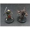 Image 1 : 2 D&D Pre-Painted Mini Figures Caligni Stalker & Skeletal Samurai