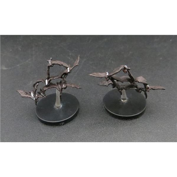2 D&D Pre-Painted Mini Figures Bat Swarms