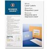 Image 1 : Business Source White 1 1/3" x 4" Laser Mailing Labels - Pack of 1400
