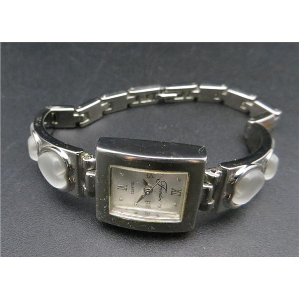 Ladies Stainless Steel Watch With Hearts