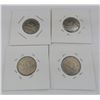 Image 1 : 4x Canadian Nickels 1962