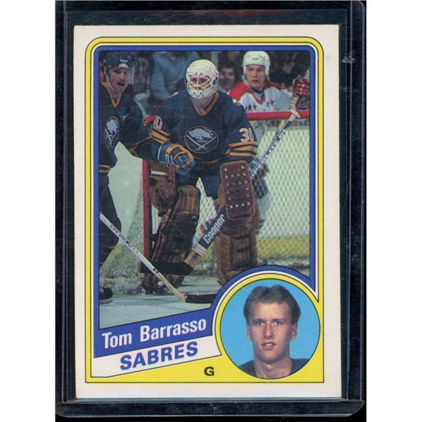 1984-85 O-Pee-Chee #18 Tom Barrasso RC BV $40