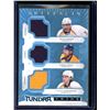 Image 1 : 2015-16 Artifacts Tundra Trios Jerseys Seth Jones/James Neal/Calle Jarnkrok 69/199
