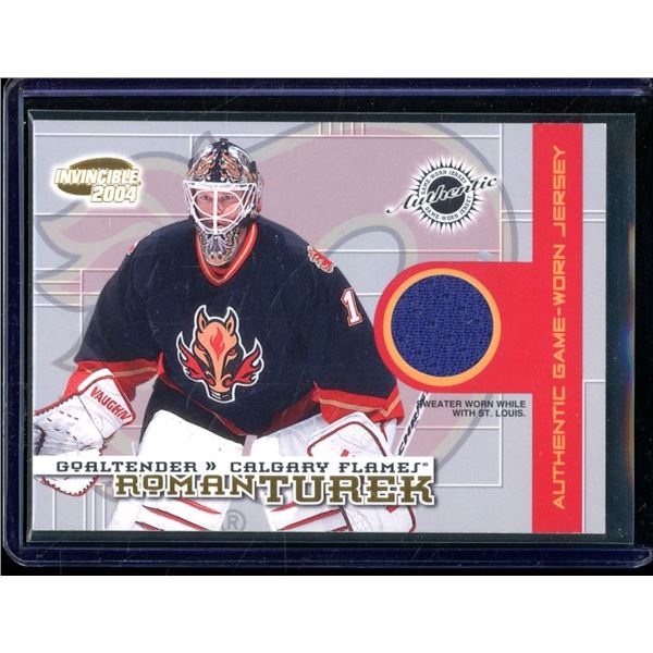 2003-04 Pacific Invincible Jerseys #5 Roman Turek 398/1100