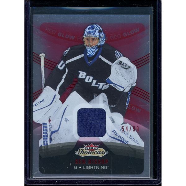 2015-16 Fleer Showcase Red Glow #69 Ben Bishop JSY 54/99