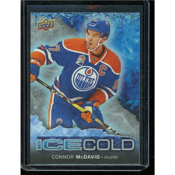 2017-18 Upper Deck Overtime Ice Cold #IC1 Connor McDavid BV $30
